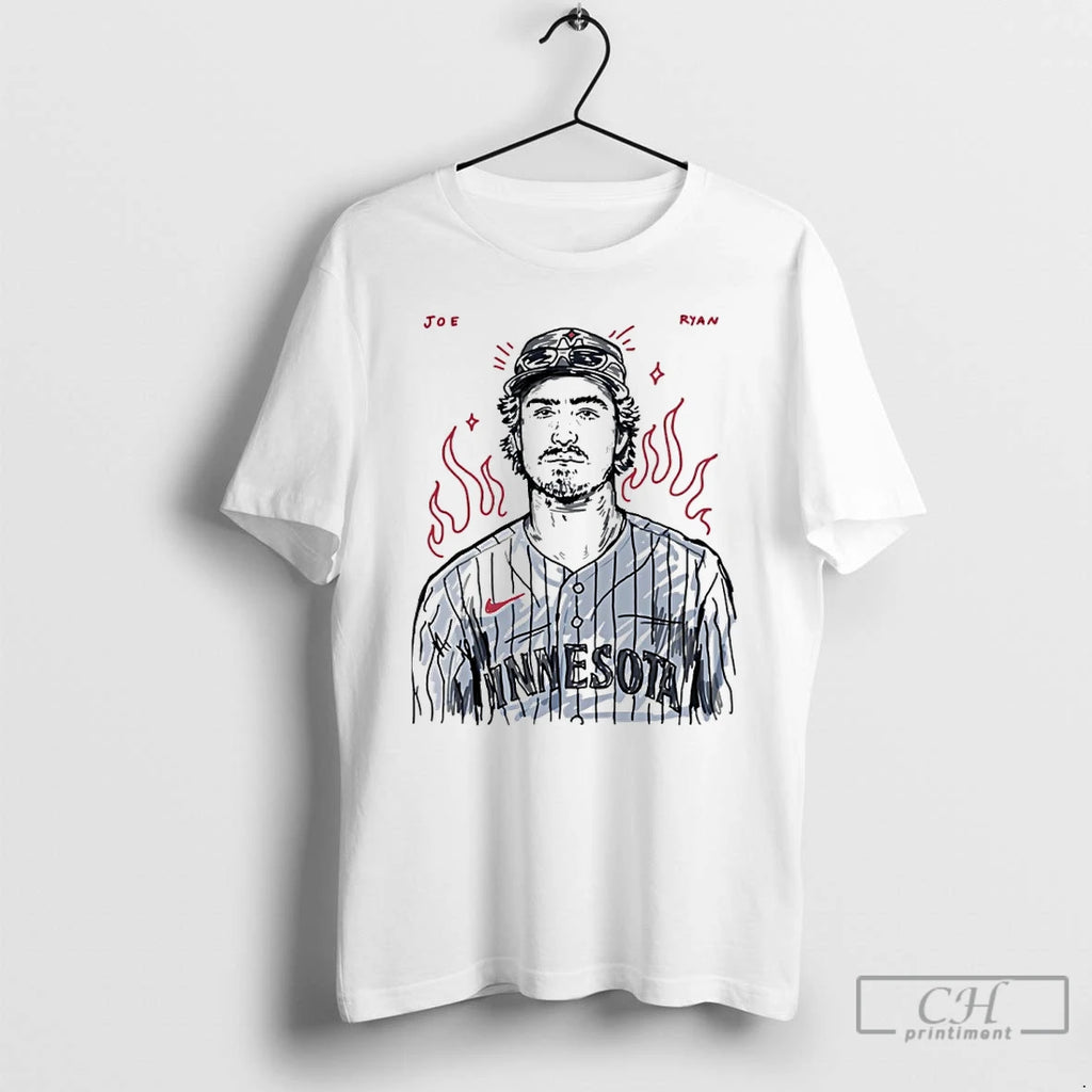 Premium Joe Ryan Minnesota Twins Baseball Sketch