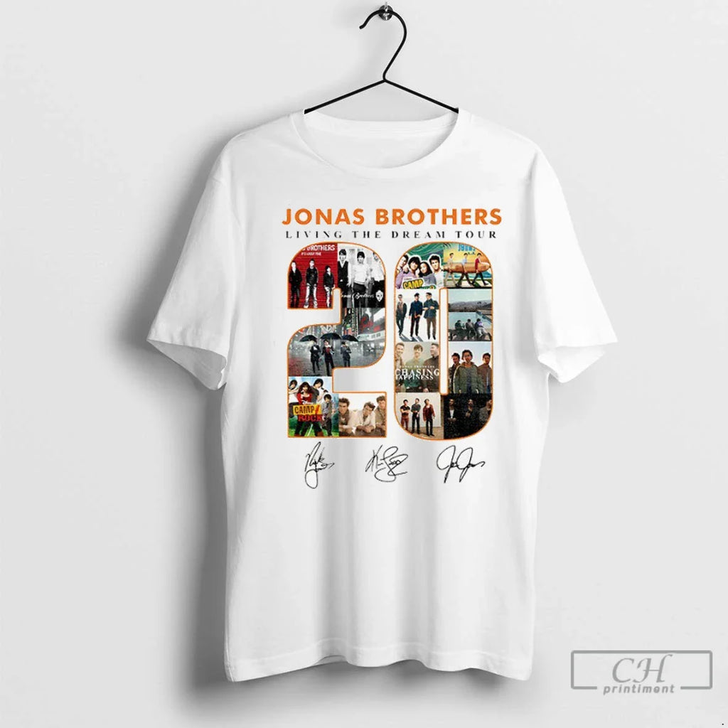 Premium Jonas Brothers 20th Anniversary Of Jonas Living The Dream Tour Singature