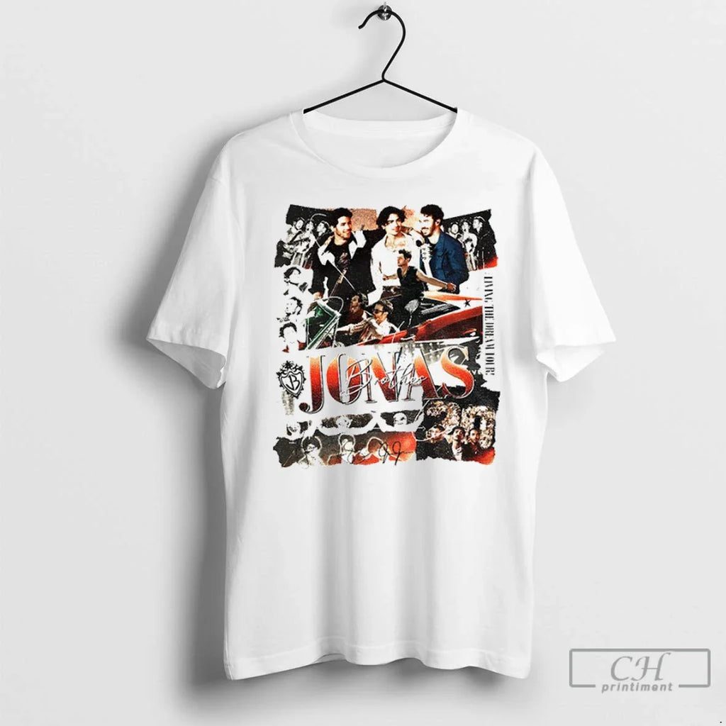 Premium Jonas Brothers 20th Anniversary Vintage Living The Dream Tour