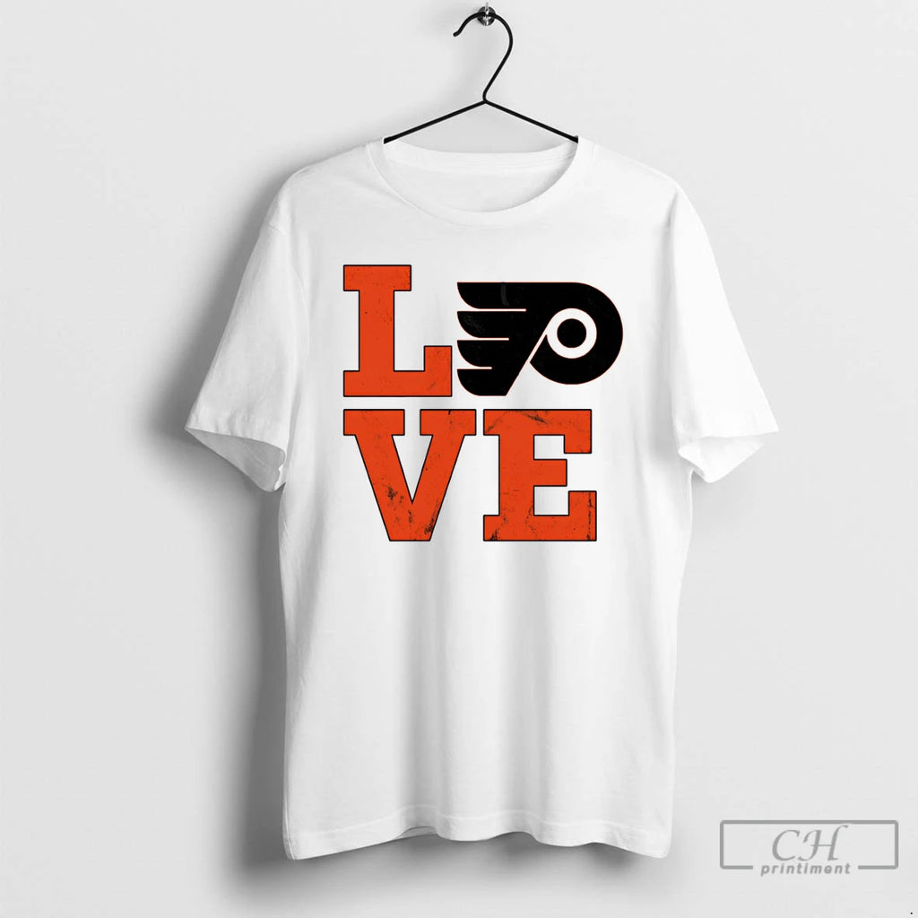 Premium Love Philadelphia Flyers Hockey Nhl 2026 Logo