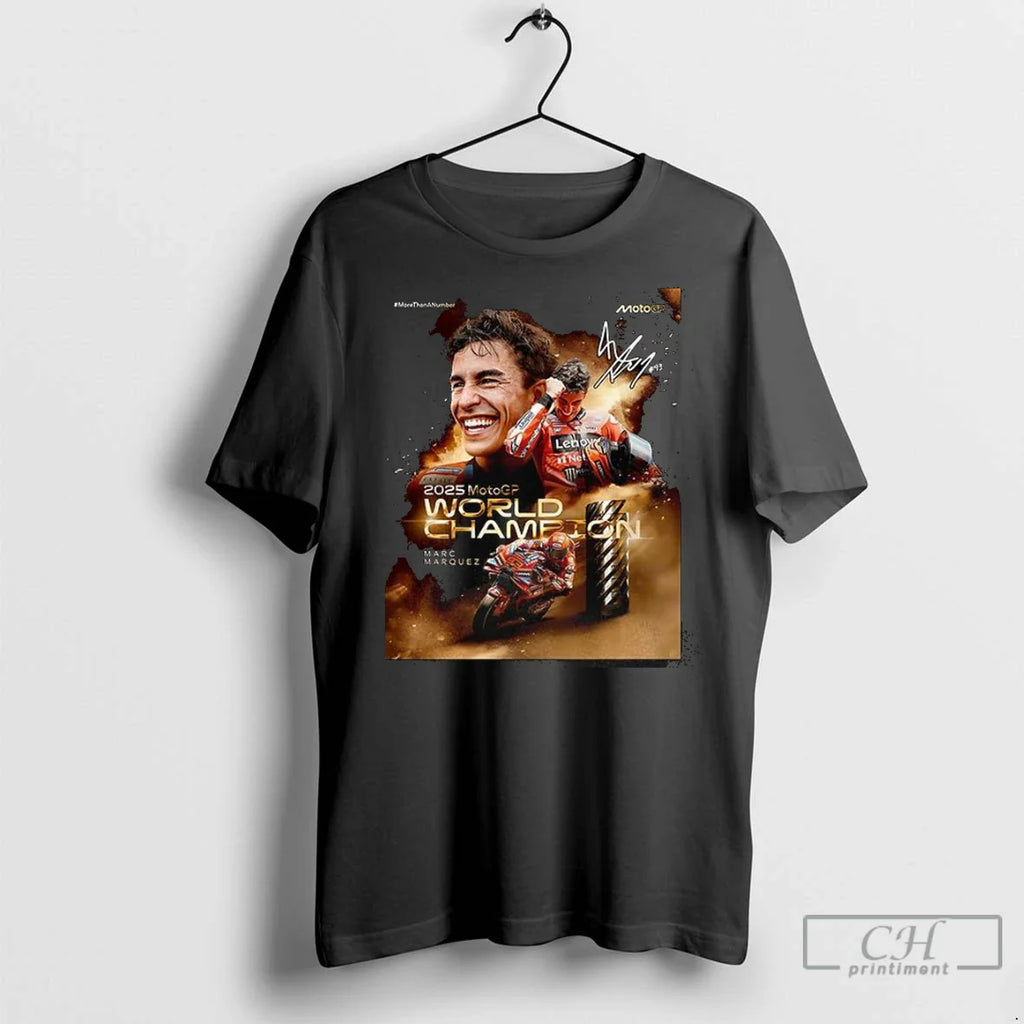 Premium Marc Marquez 2025 Motogp World Champion Signature