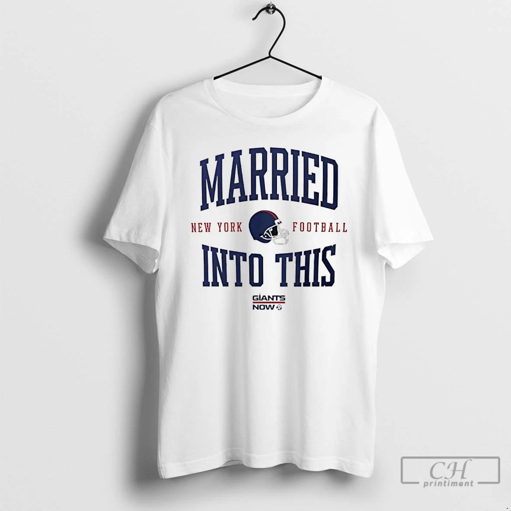 Premium Married Into This New York Giants Football Helmet