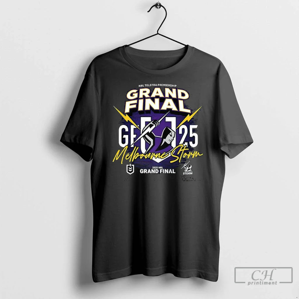 Premium Melbourne Storm 2025 Nrl Mens Grand Final