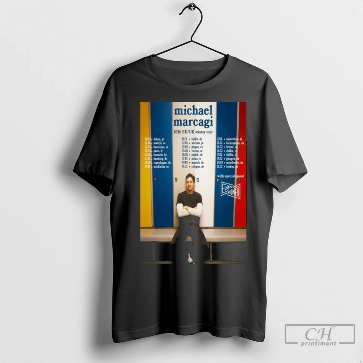 Premium Michael Marcagi 2026 Eu Uk Winter Tour Long Sleve