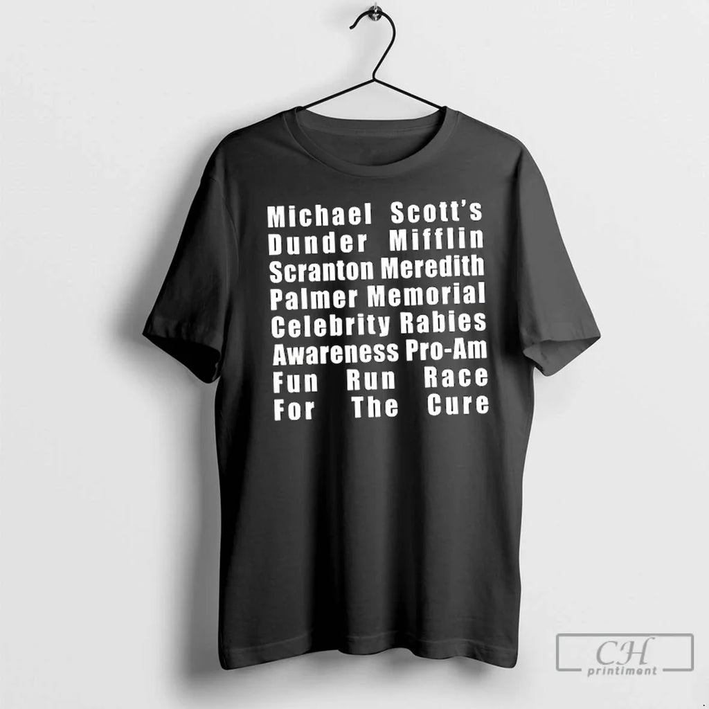Premium Michael Scotts Dunder Mifflin Scranton Meredith Palmer Memorial Celebrity Rabies Awareness Pro Am Fun
