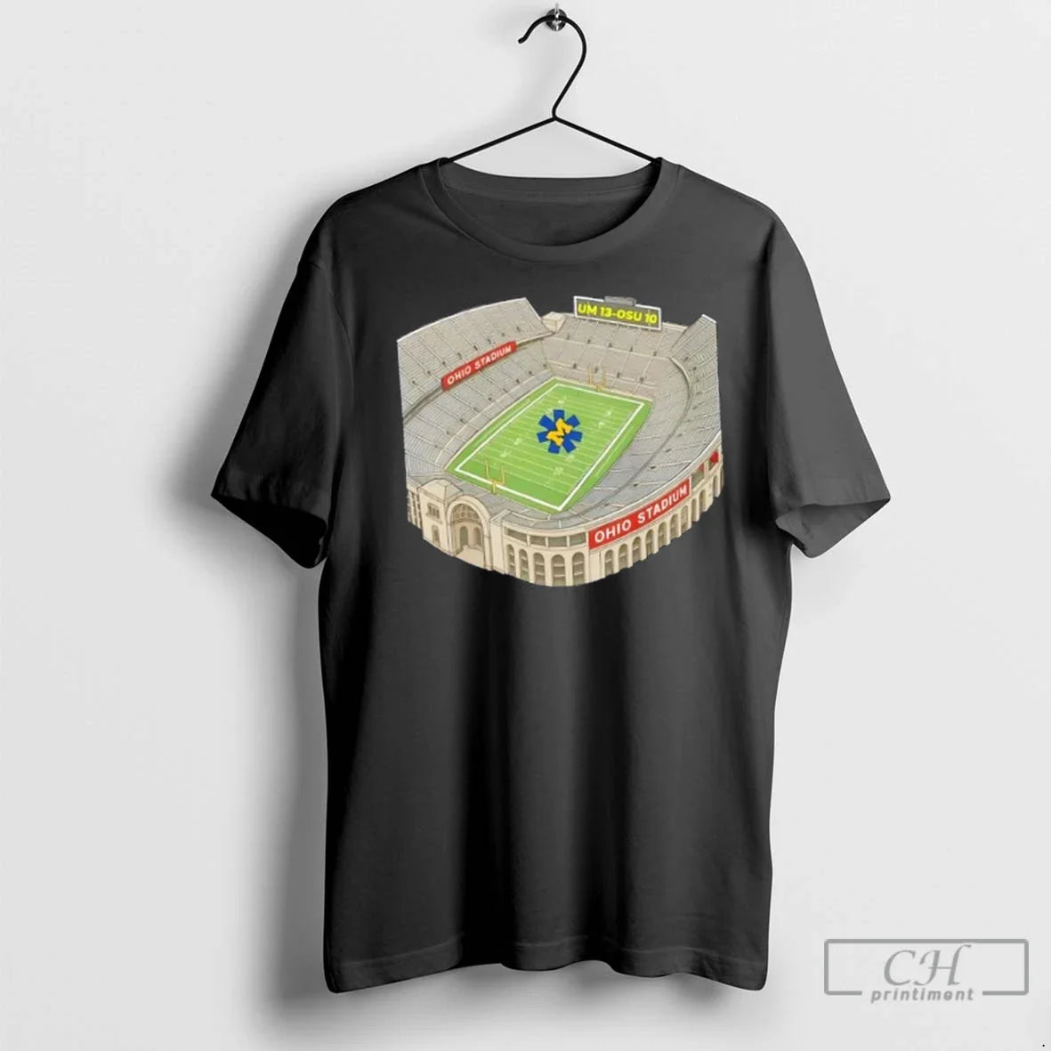 Premium Michigan Ohio State Asterisk Stadium Football Rivalry