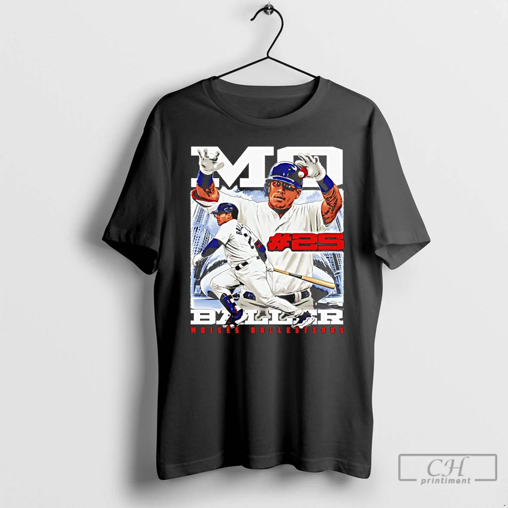 Premium Moises Ballesteros 25 Chicago Cubs Graphic