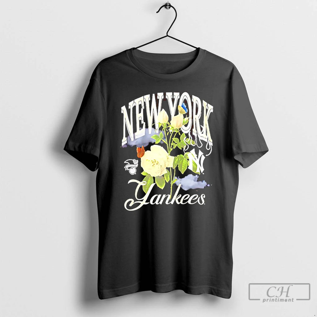 Premium New York Yankees Baseball Floral Vintage