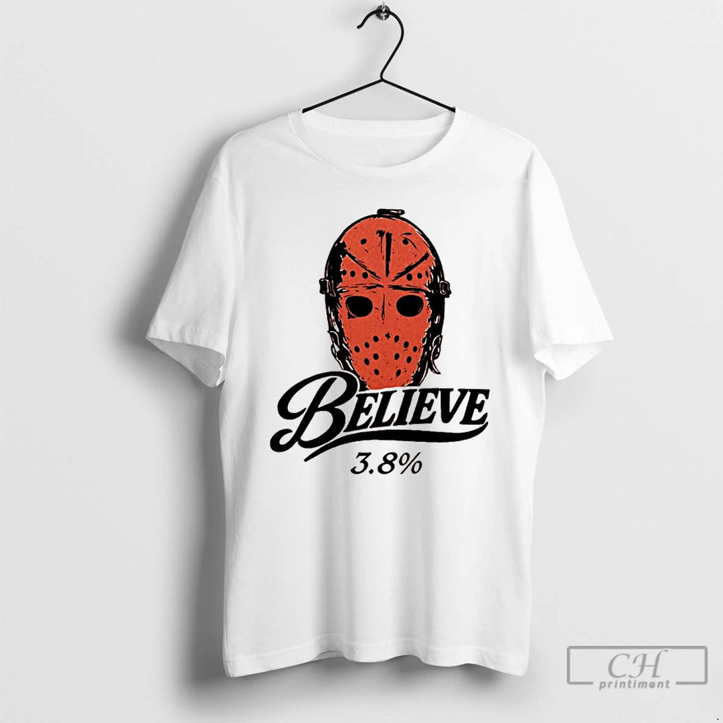 Premium Philadelphia Flyers Hockey Believe 3 8 Chance Jason Voorhees Mask