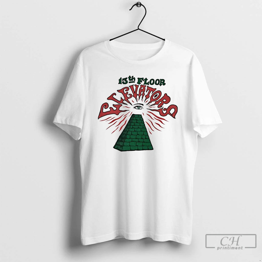 Premium Pyramid With Eye 13th Floor Elevators