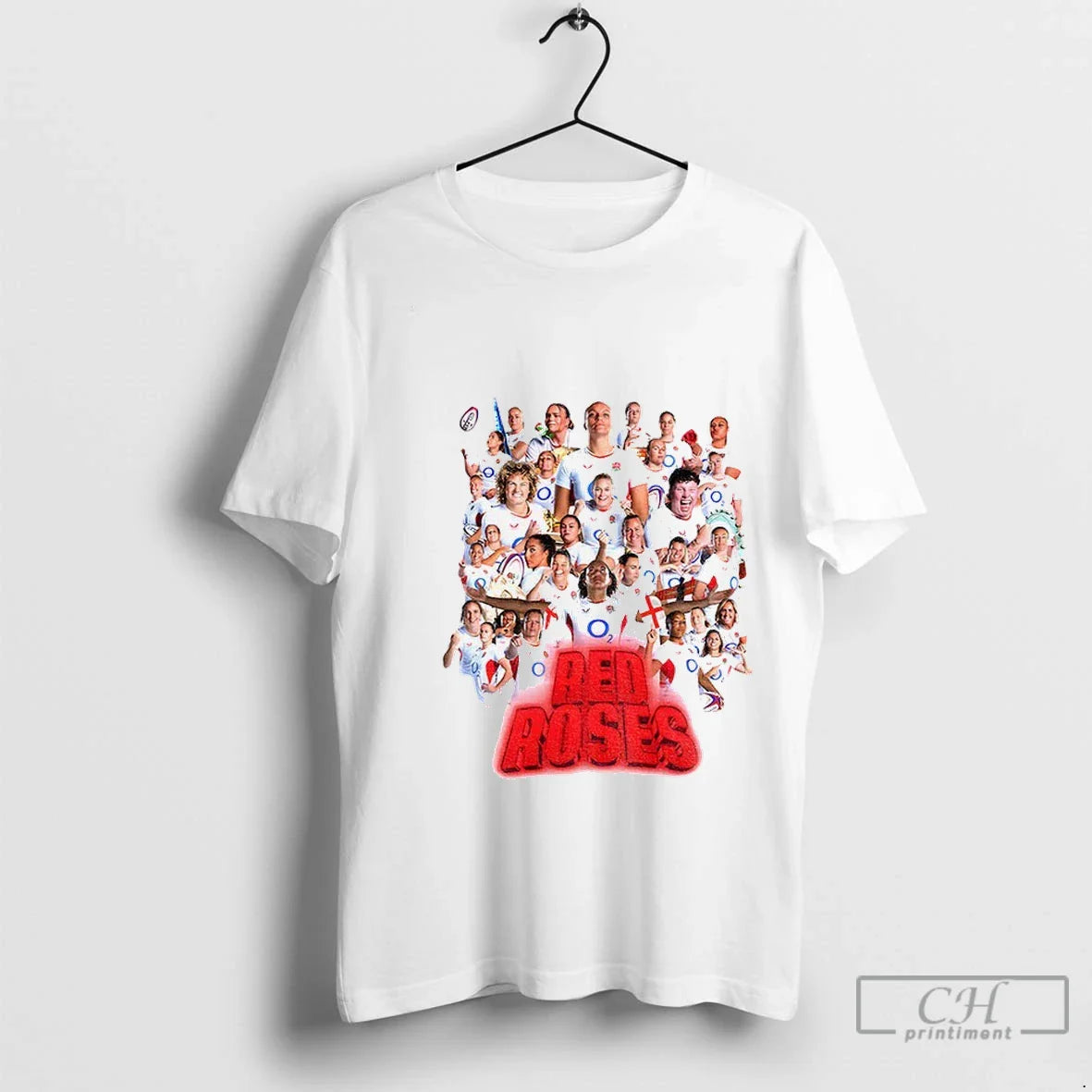 Premium Red Roses Womens Rugby World Cup 2025 Champions