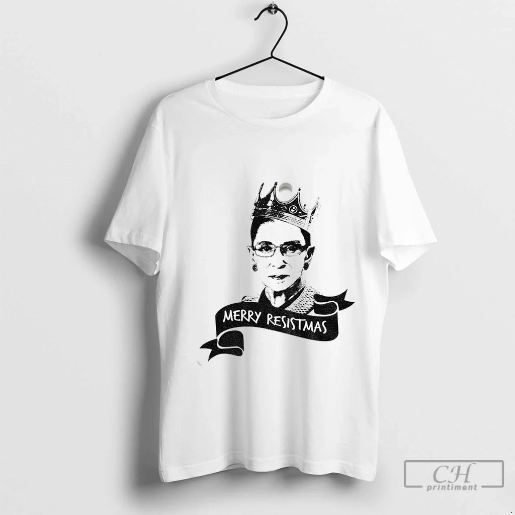 Premium Ruth Bader Ginsburg King Merry Resistmas Vintage