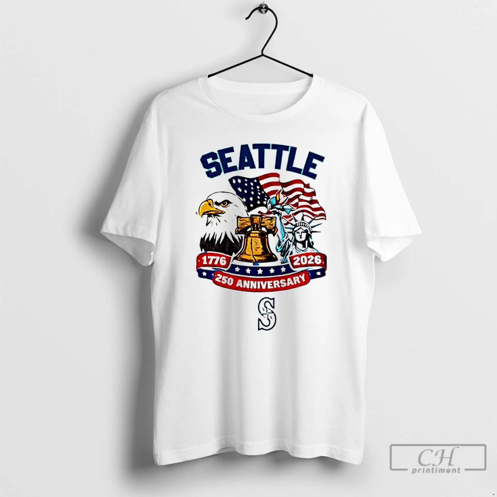 Premium Seattle Mariners 250th Anniversary Independence 1776 2026
