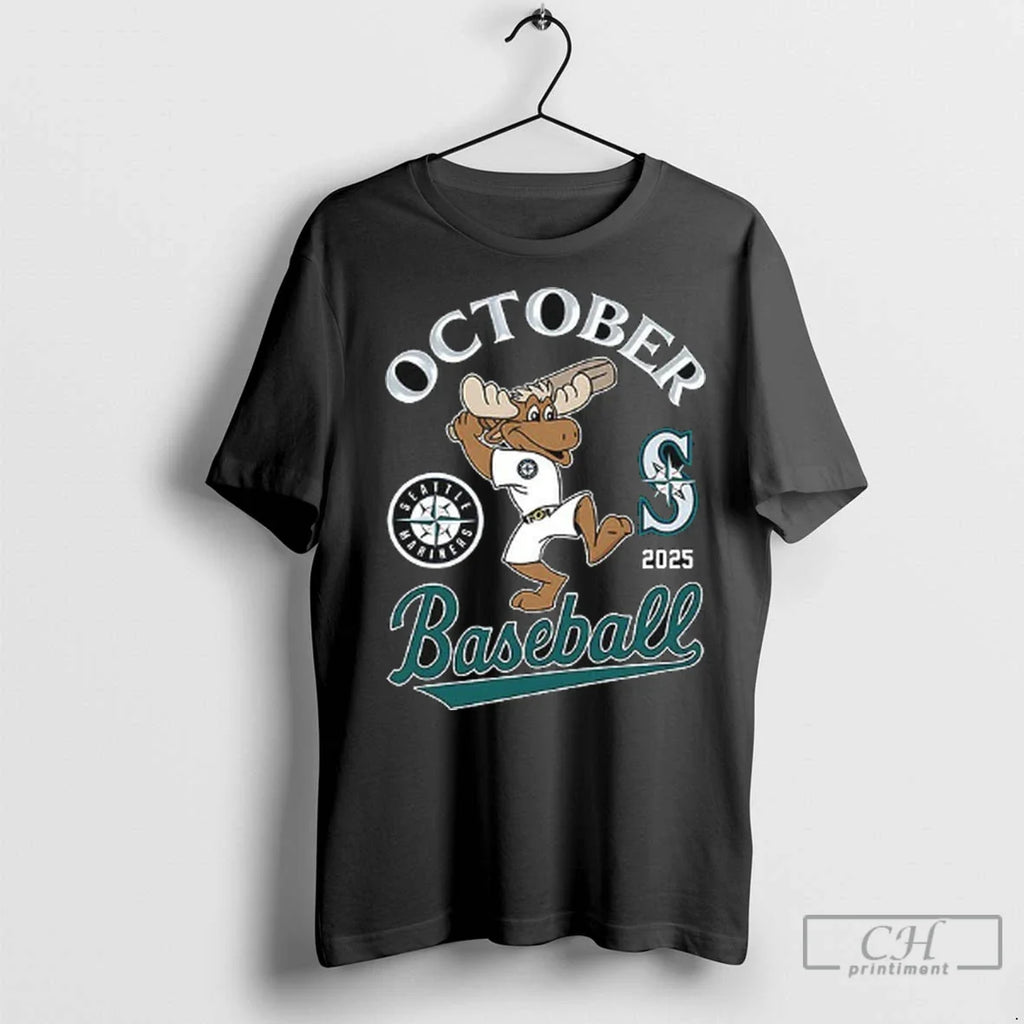 Premium Seattle Mariners October Baseball 2025 Player List 2 Sided