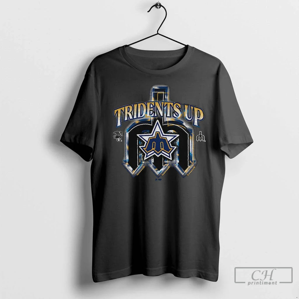 Premium Seattle Mariners Tridents Up Mlb Baseball Regional Franklin Logo