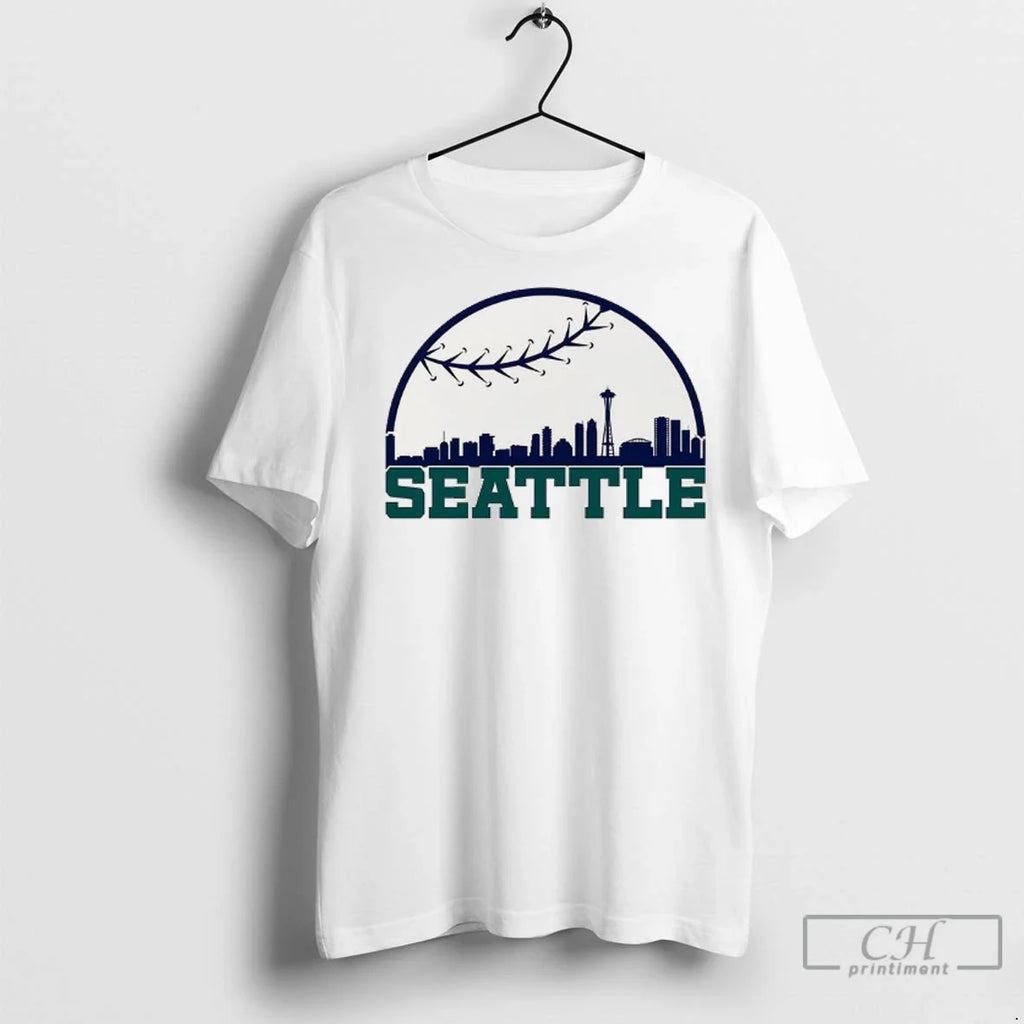 Premium Seattle Mariners Baseball Skyline