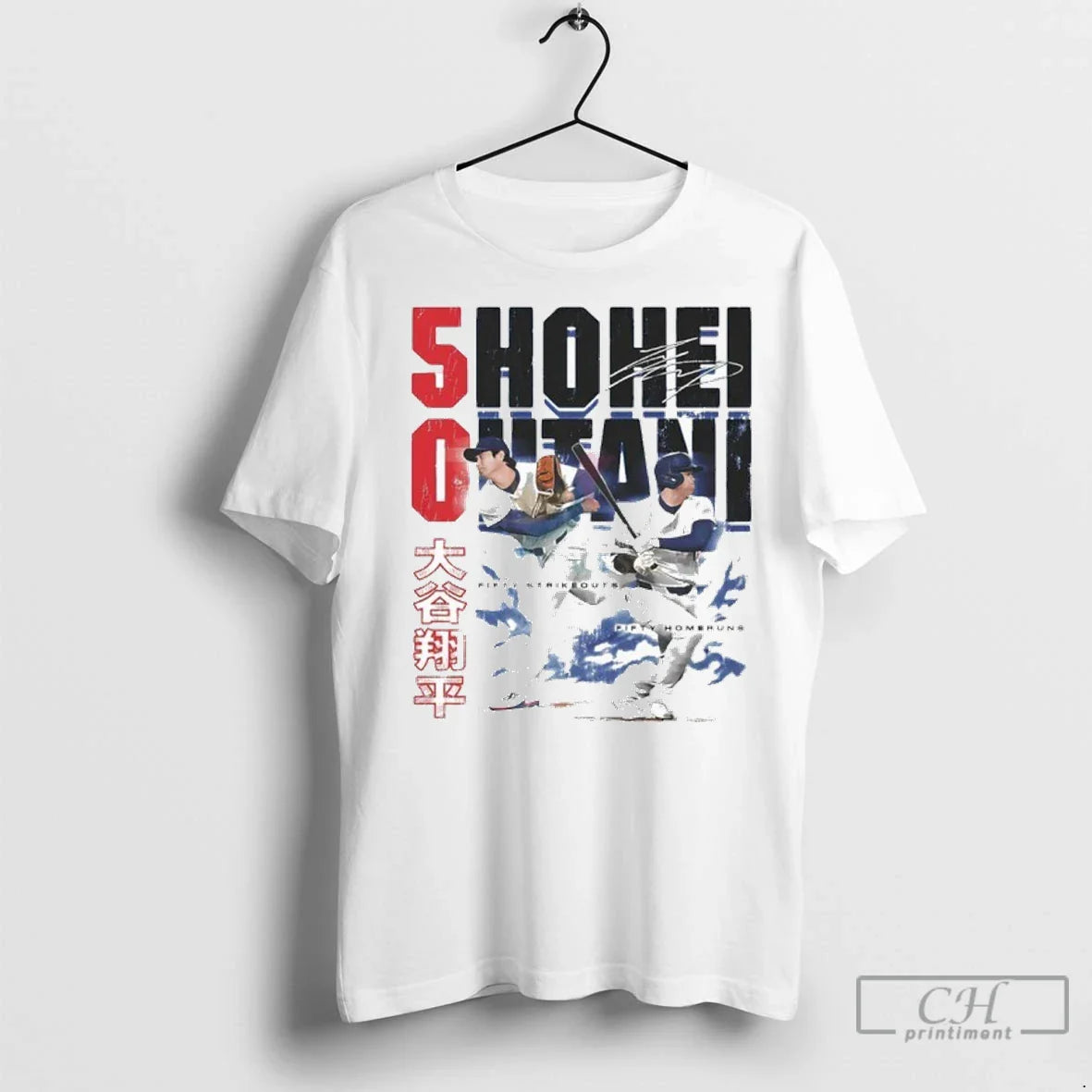 Premium Shohei Ohtani Los Angeles D 50 Strikeouts 50 Home Runs