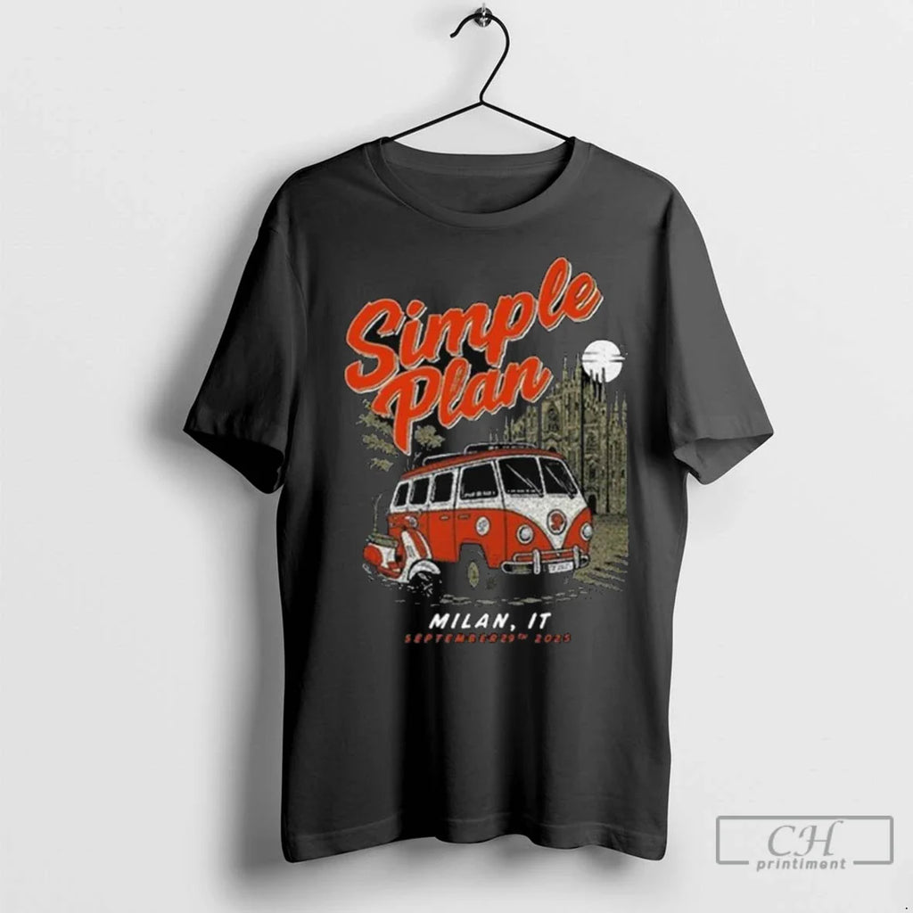 Premium Simple Plan Milan Italy September 29 2025 Tour Long Sleve