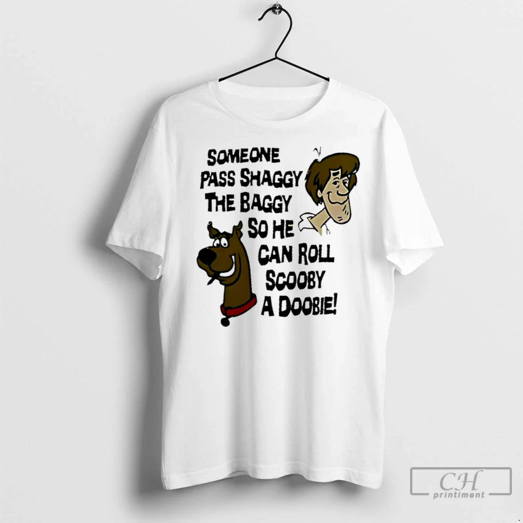 Premium Someone Pass Shaggy The Baggy So He Can Roll Scooby A Doobie Cartoon