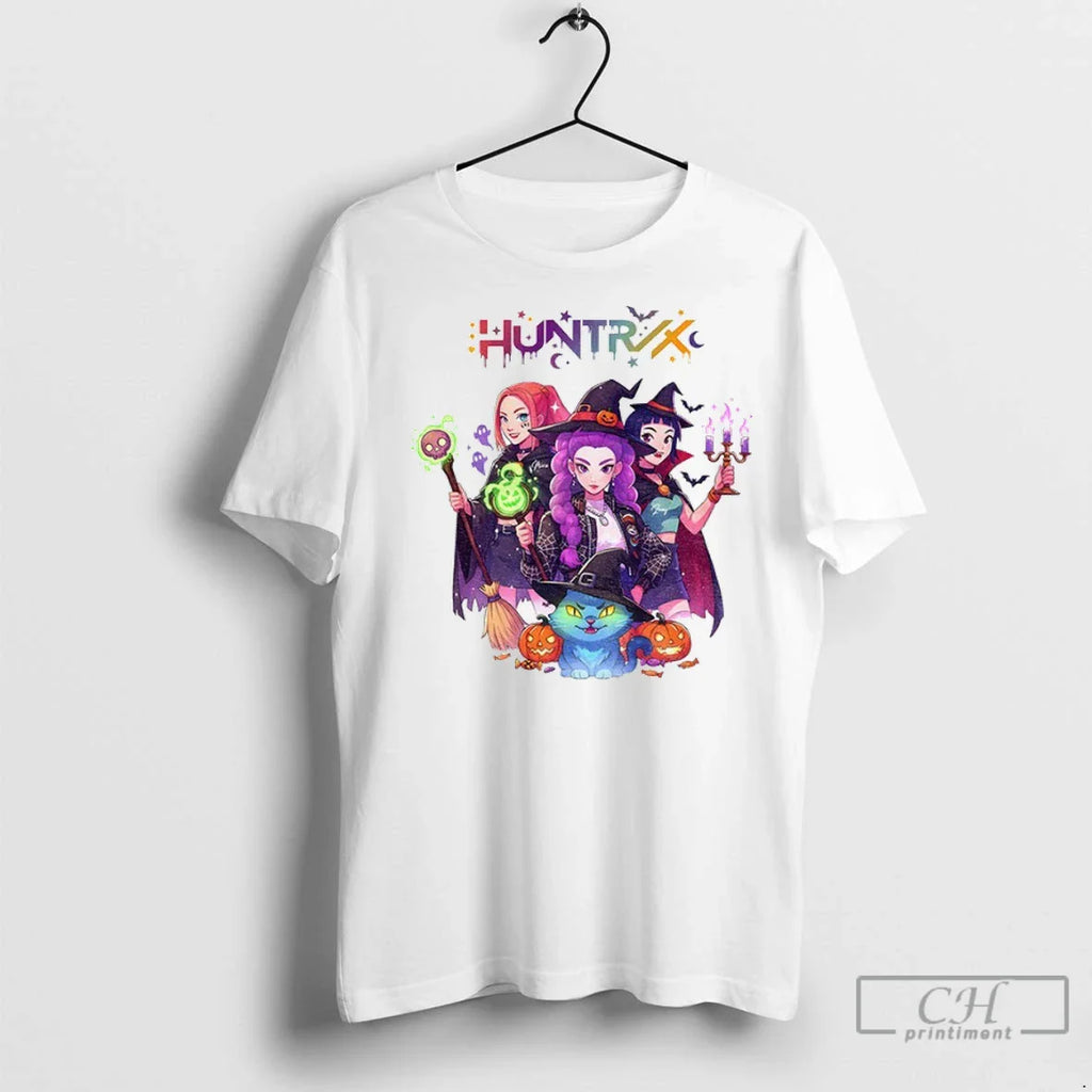 Premium Spooky Huntrix Kpop Demon Hunters Derpy Tiger Halloween