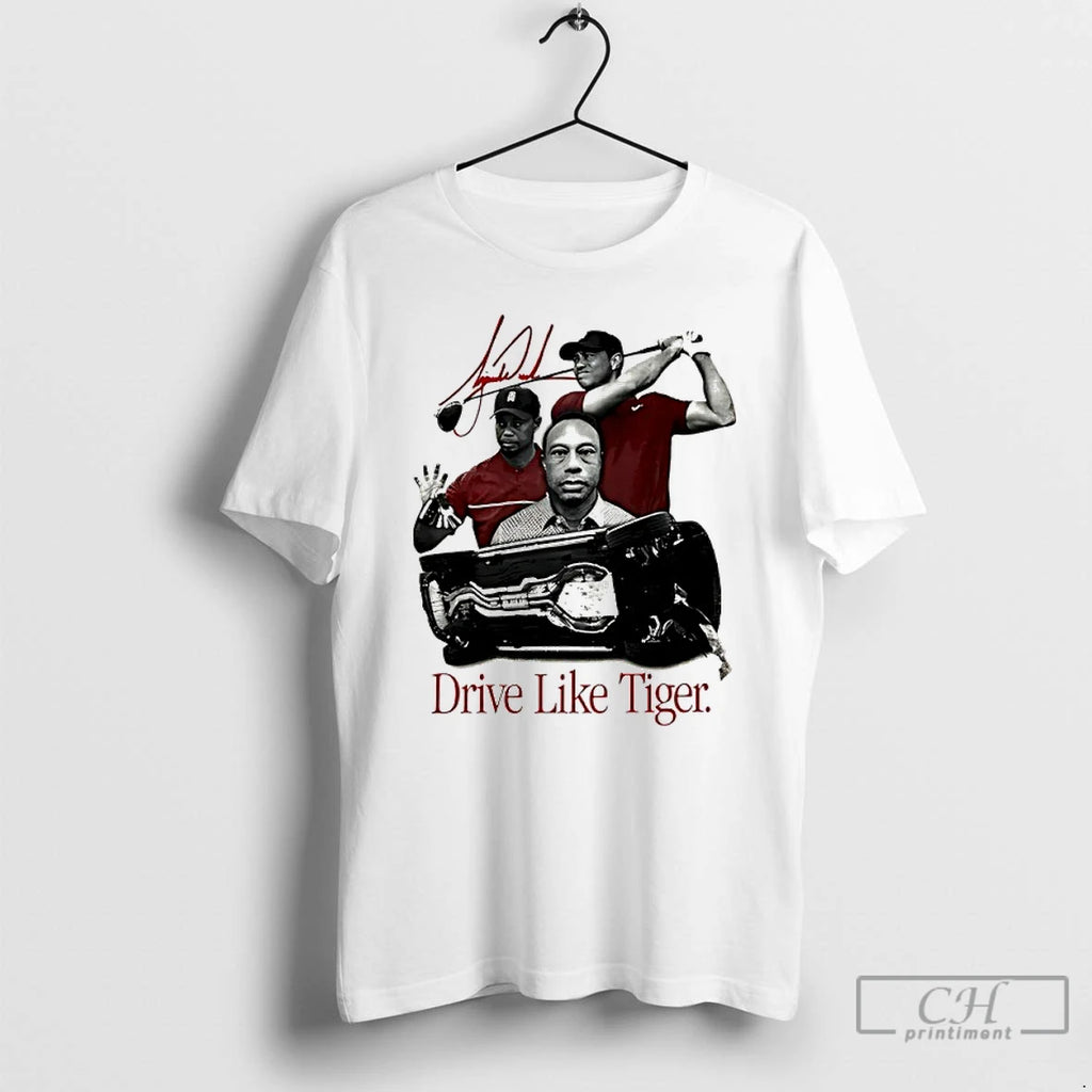 Premium Tiger Woods Drive Like Tiger Signature