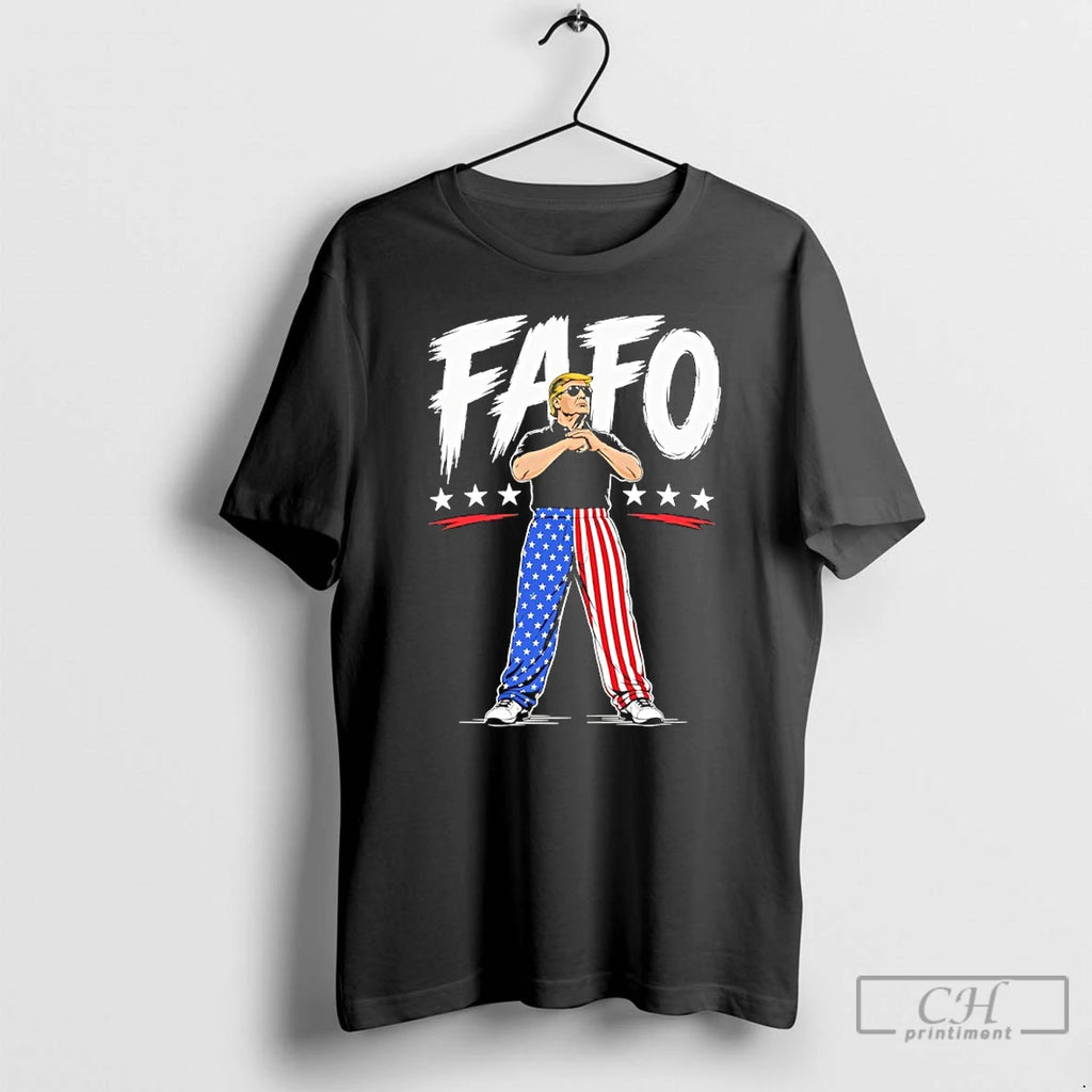Premium Trump Fafo American Patriotic Usa Flag