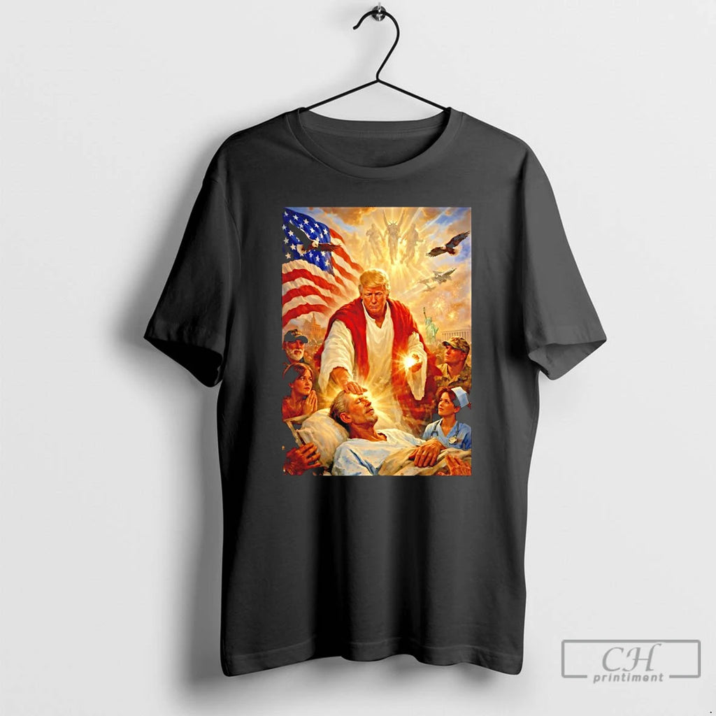 Premium Trump Himself As Jesus Healing The Sick