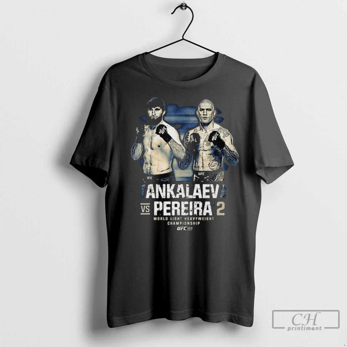 Premium Ufc 320 Ankalaev Vs Pereira 2 Bitmap Long Sleve