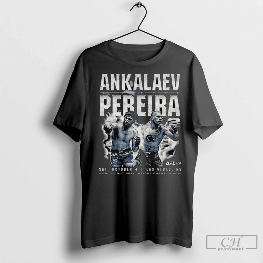 Premium Ufc 320 Ankalaev Vs Pereira 2 Vintage Long Sleve