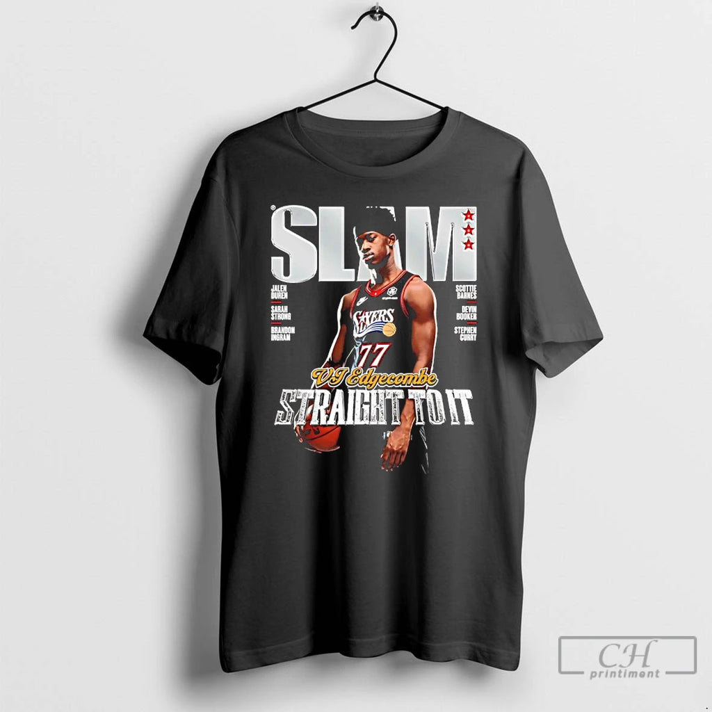 Premium Vj Edgecombe Straight To It Philadelphia 76ers