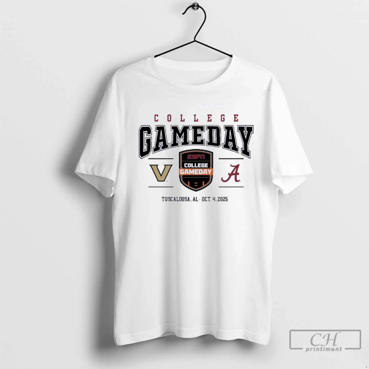 Premium Vanderbilt Vs Alabama 2025 College Gameday Tuscaloosa Al