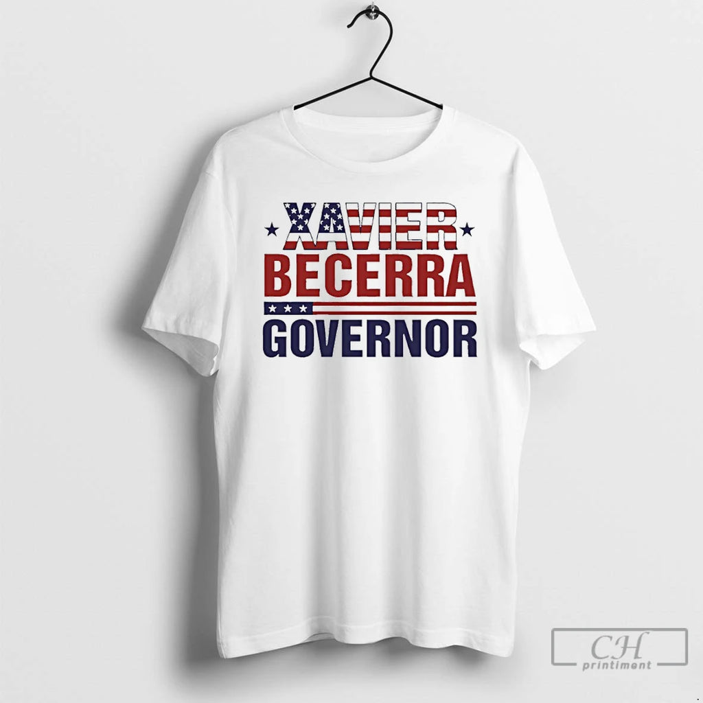 Premium Xavier Becerra Governor California 2026 American Flag