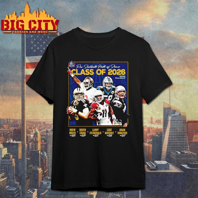 Pro Football Hall Of Fame Class Of 2026 Signature Player Shirt