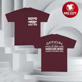 Pure Noise Koyo Emissions Maroon Two Sided Shirt