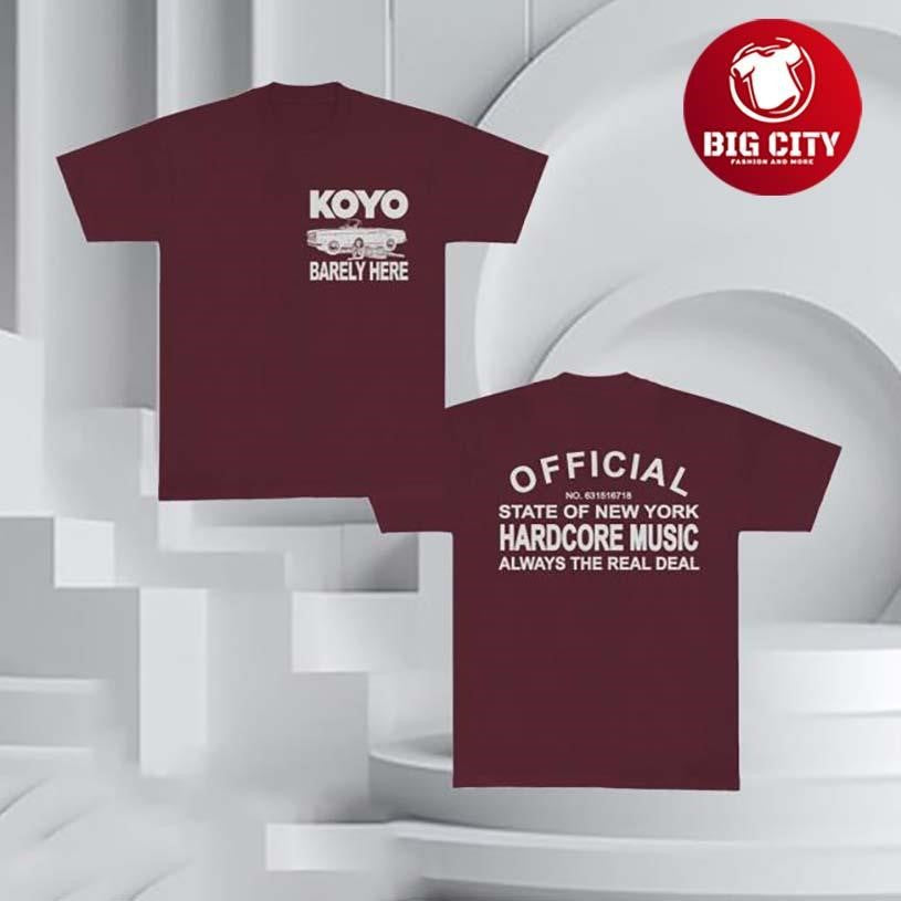 Pure Noise Koyo Emissions Maroon Two Sided Shirt
