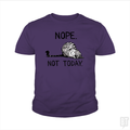 Nope Not Today Cat Kids Shirt