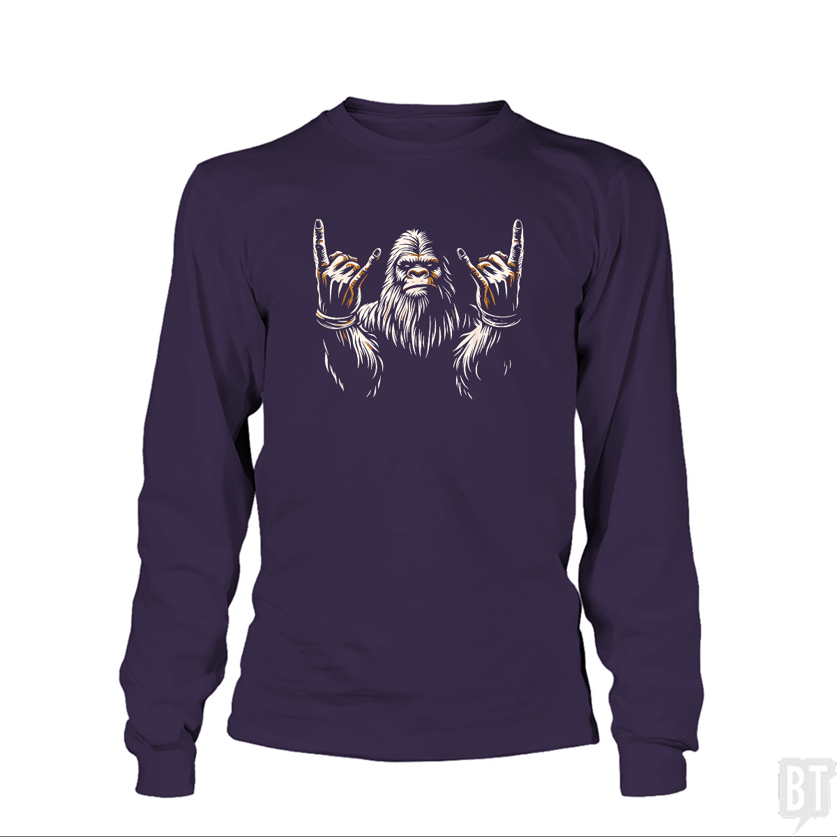 Bigfoot Rock On Long Sleeve