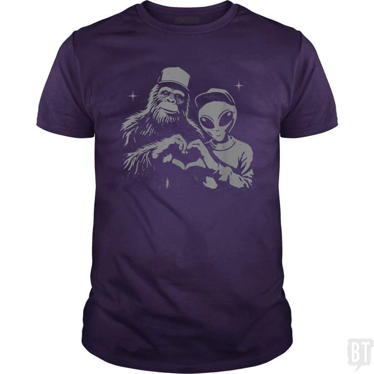 Bigfoot And Alien