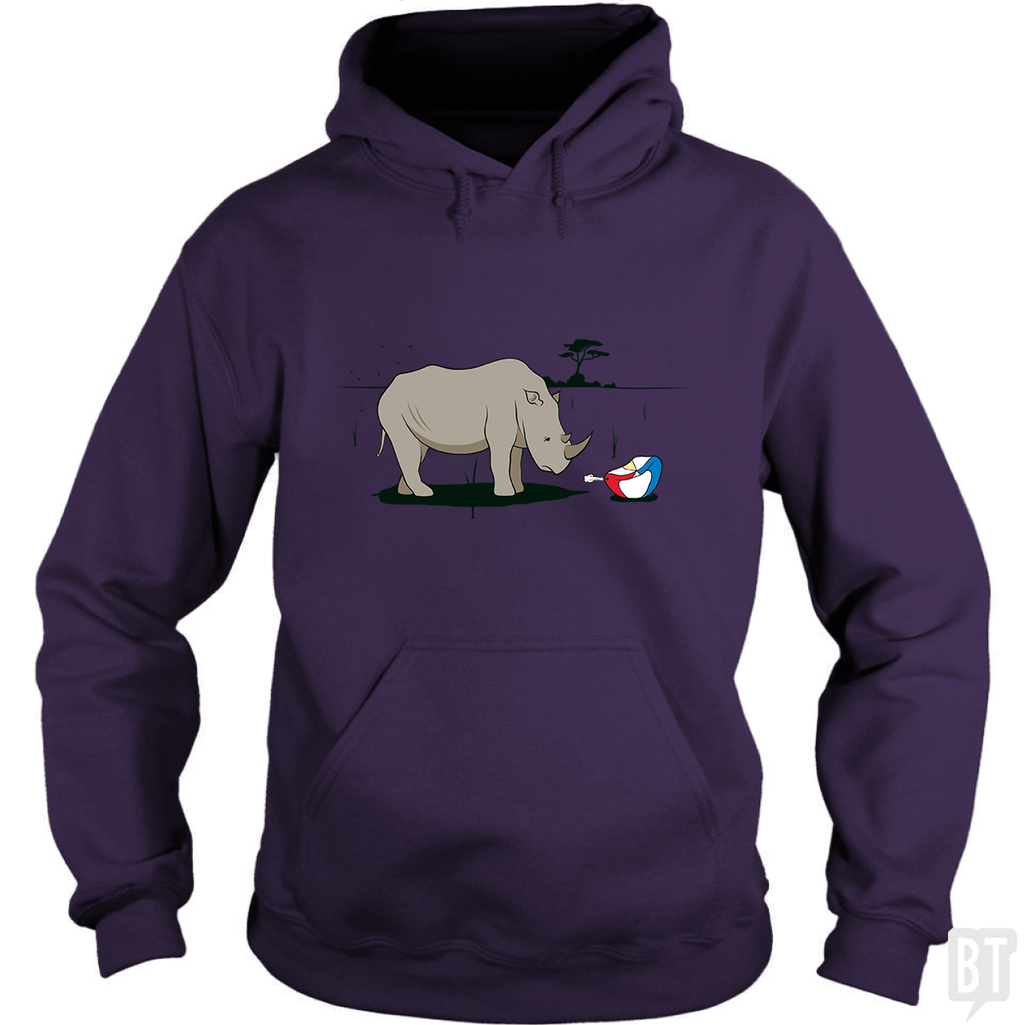 Sad Rhino Hoodie