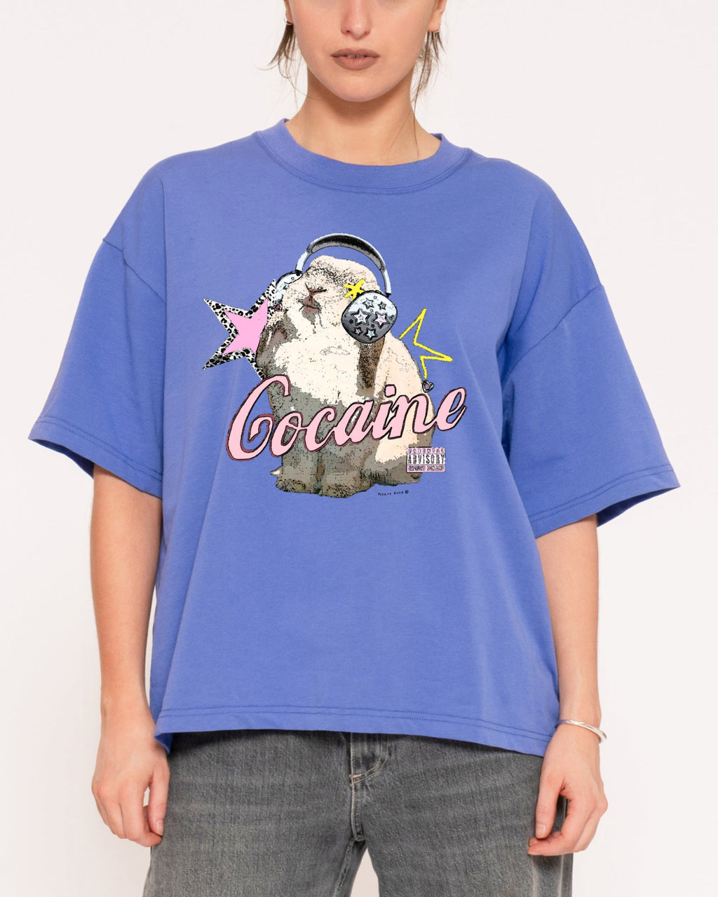 Euphoria Bunny Boxy Crop Tee