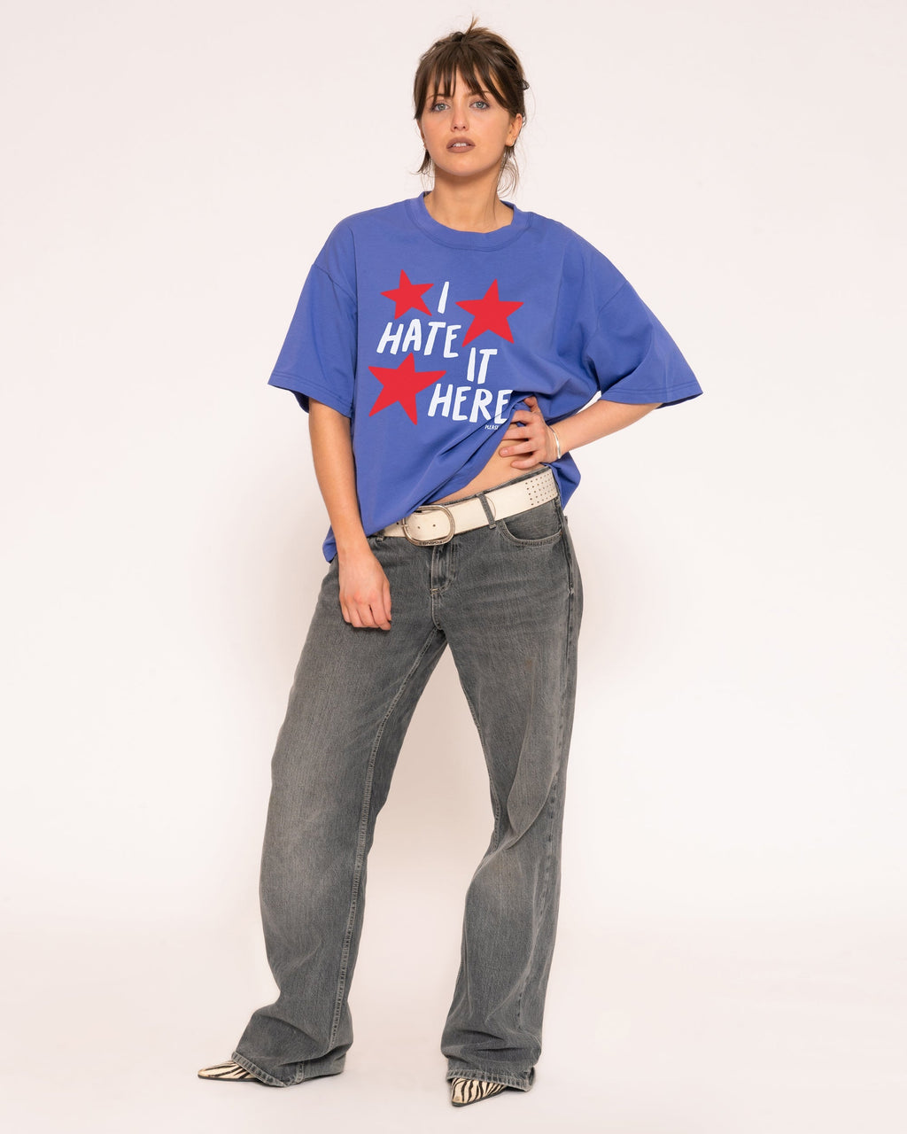 I Hate It Here Boxy Crop Tee