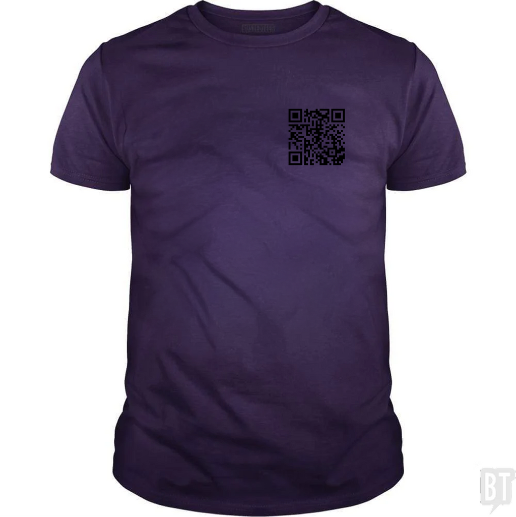 Rickroll QR Left Chest