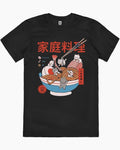 RAMEN MINI CATS Summer Cotton Cotton Menswear S 3XL Soft Top T-Shirts