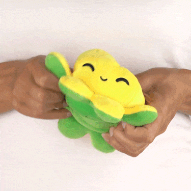 TeeTurtle Reversible Octopus Plushie (Lemon + Lime)