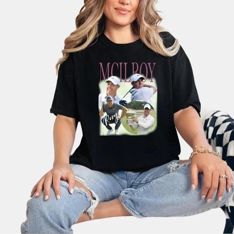RORY MCILROY 2025 Golf Masters Golf Lover Masters 2025 Merchstyle{N002}4 T-Shirts