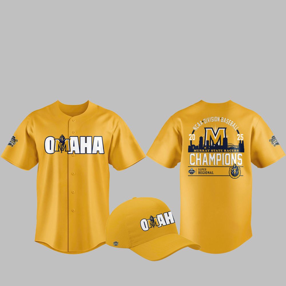 Racers Omaha Division Baseball 2025 Champions Super Regional Jersey - Grishko.com