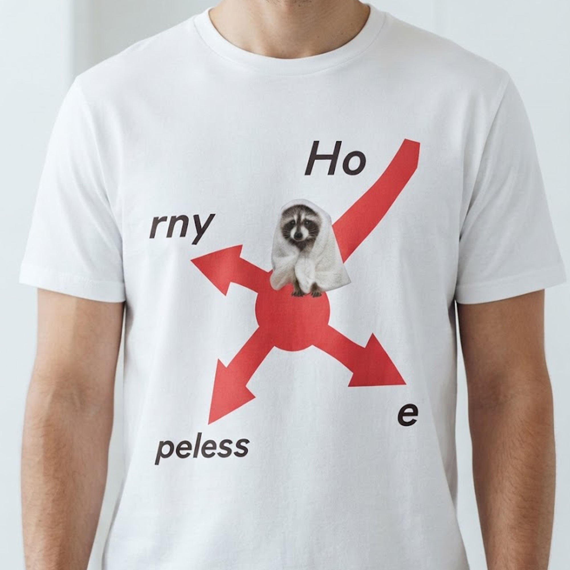 Racoon Ho Rny E Peless Shirt