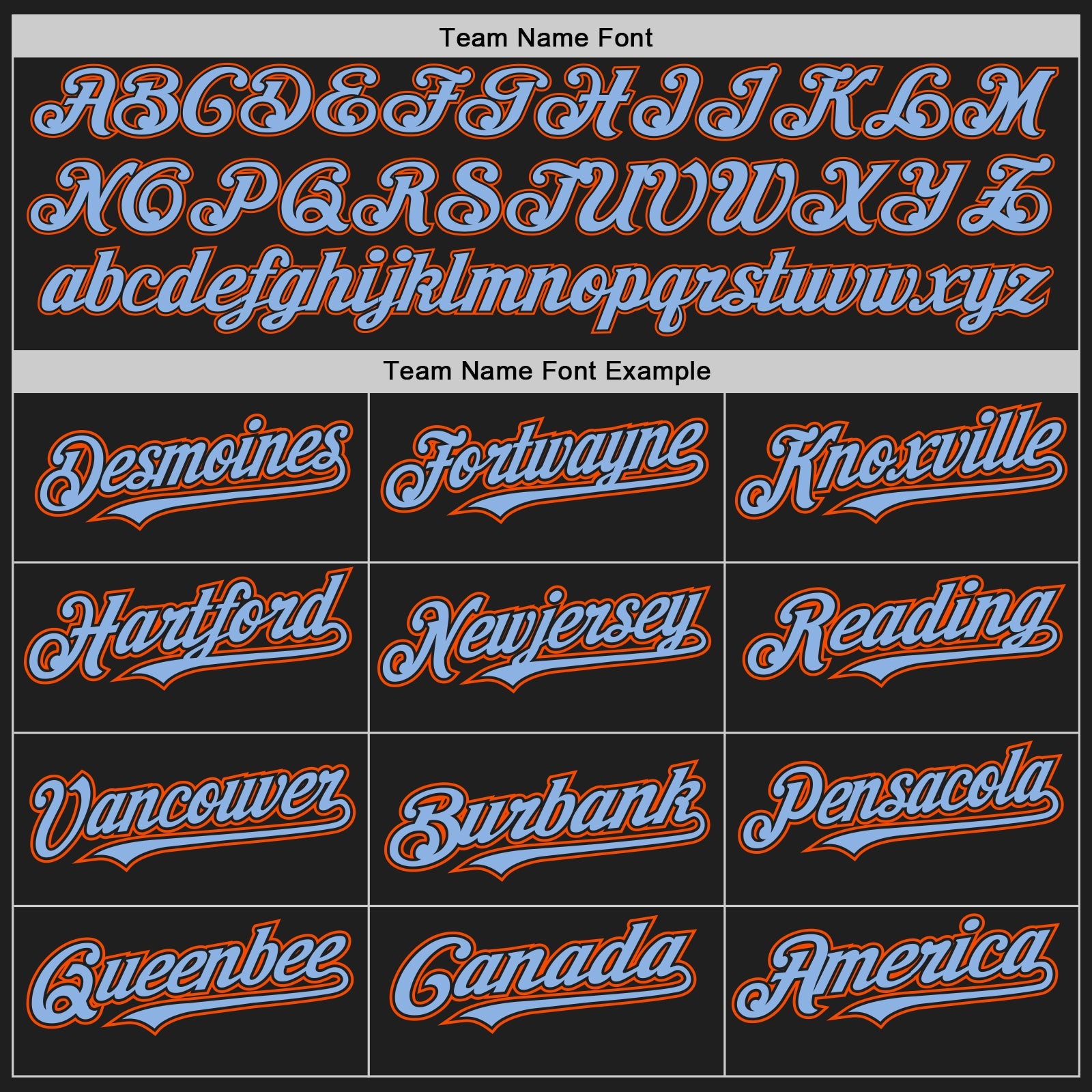 Custom Black Light Blue-Orange Authentic Raglan Sleeves Baseball Jersey