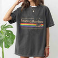 Reading Rainbow Comfort Color Shirt Teacher Appreciation Teacher School Shirt Bookish Books Lover Shirt Reader 75SA2 T-Shirts