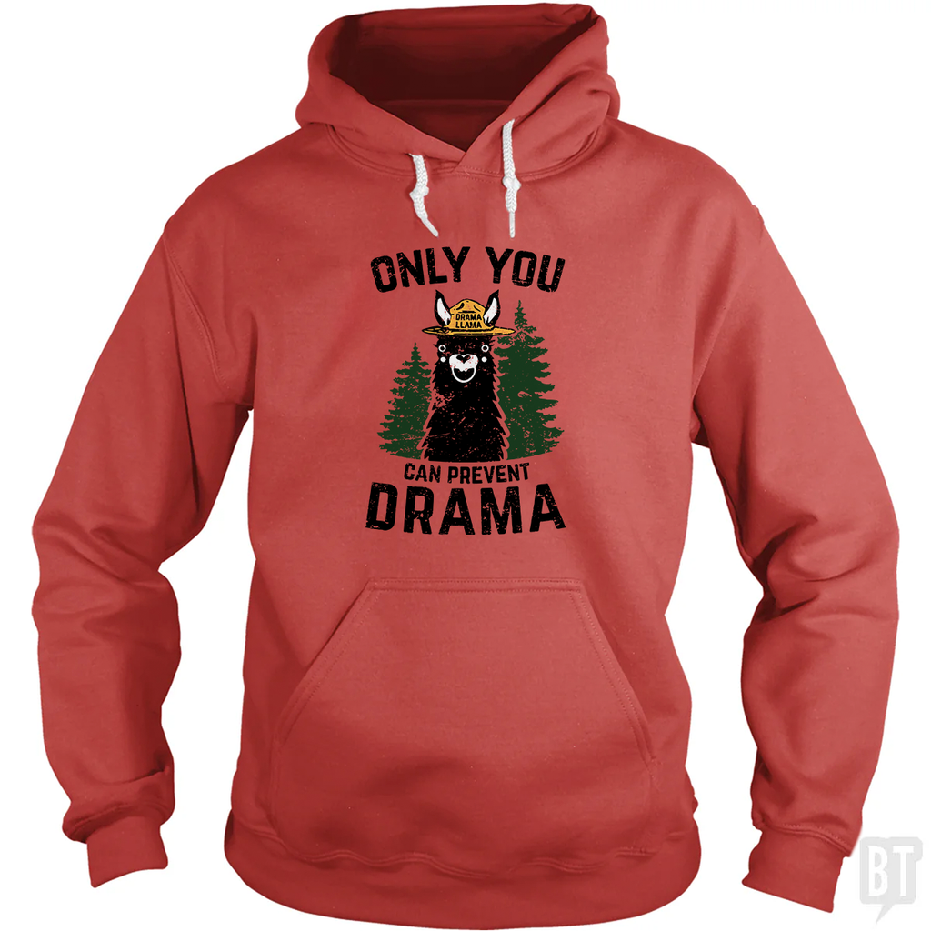 Only You Can Prevent Drama Hoodie